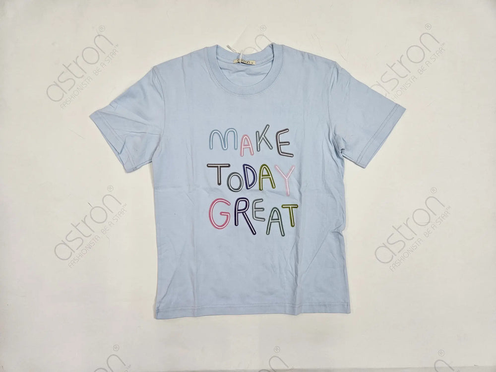 Women's Graphic T-Shirt - MAKE TODAY GREAT for Everyday Inspiration - ASTRON