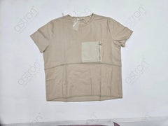 Women's Box Fit Top with Contrast Pocket and Zip Detail for Stylish Comfort - ASTRON
