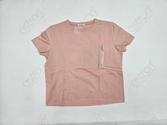 Women’s Box Fit Contrast Pocket Top with Zip Detail - ASTRON