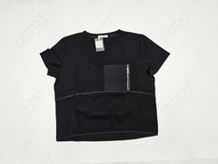 Women’s Box Fit Contrast Pocket Top with Zip Detail - ASTRON