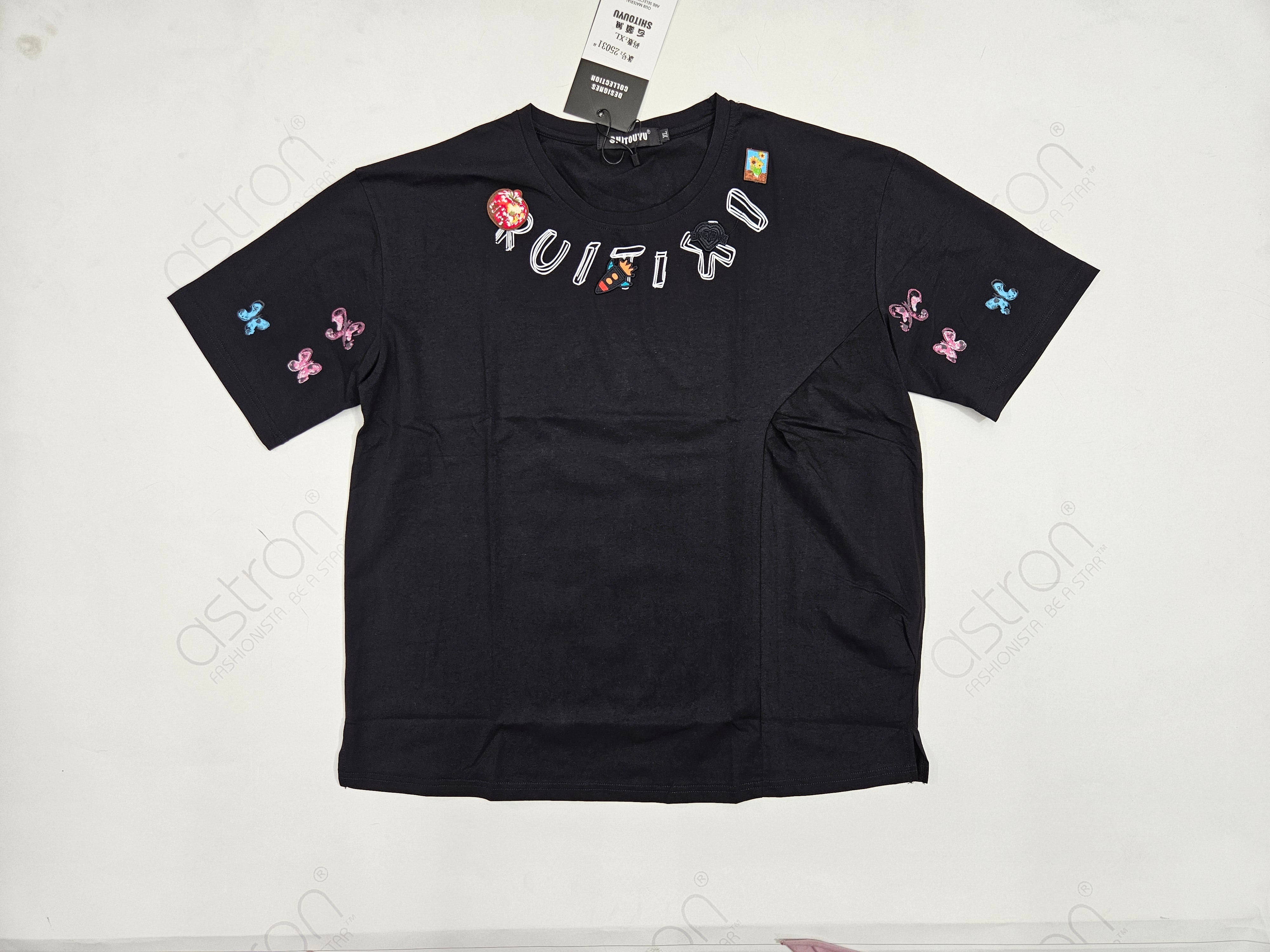 Women’s Oversized Embroidered T-Shirt