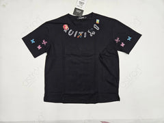 Women’s Oversized Embroidered Down-Shoulder T-Shirt - ASTRON
