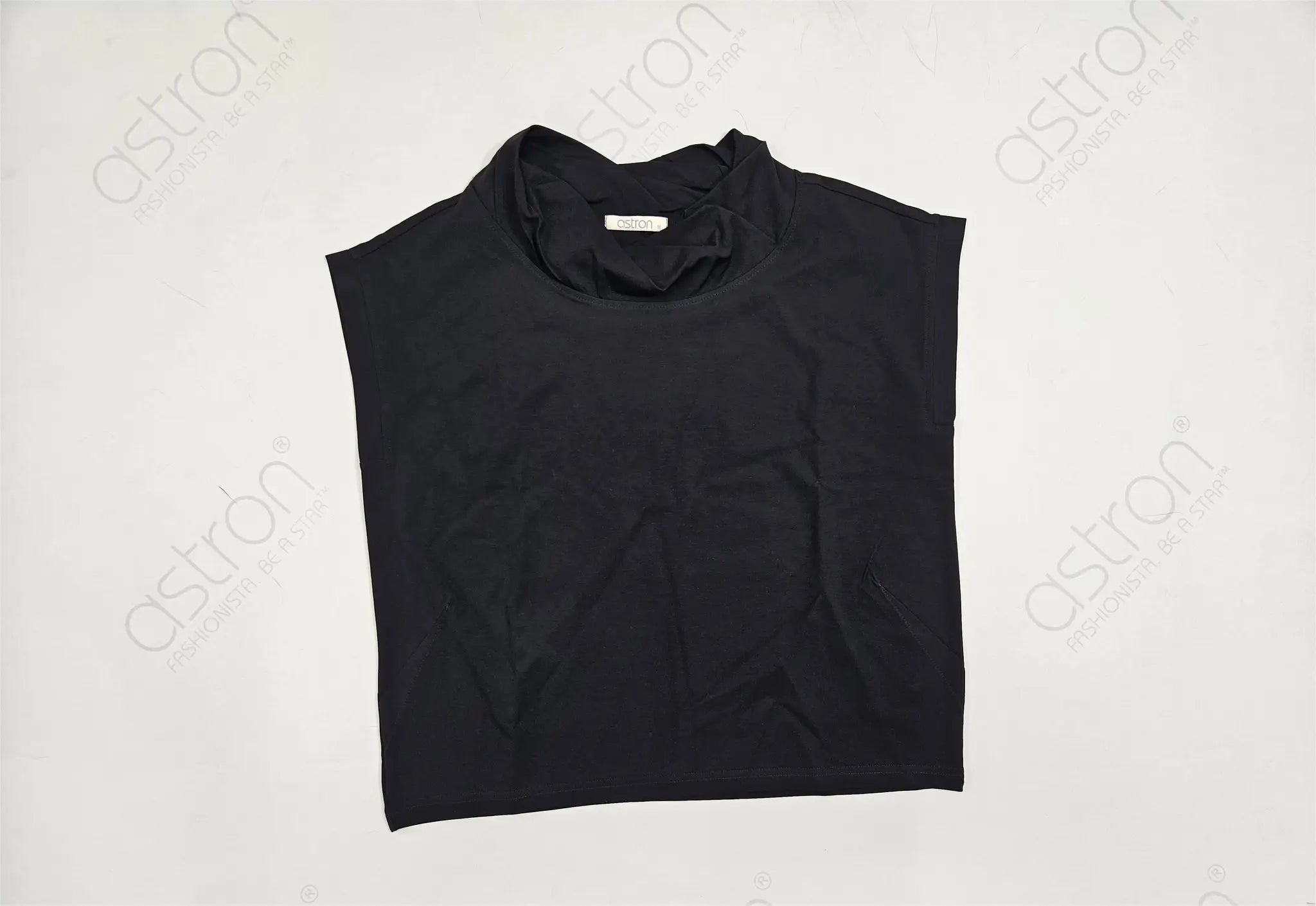 Women’s Draped Cowl Neck Casual Top - ASTRON
