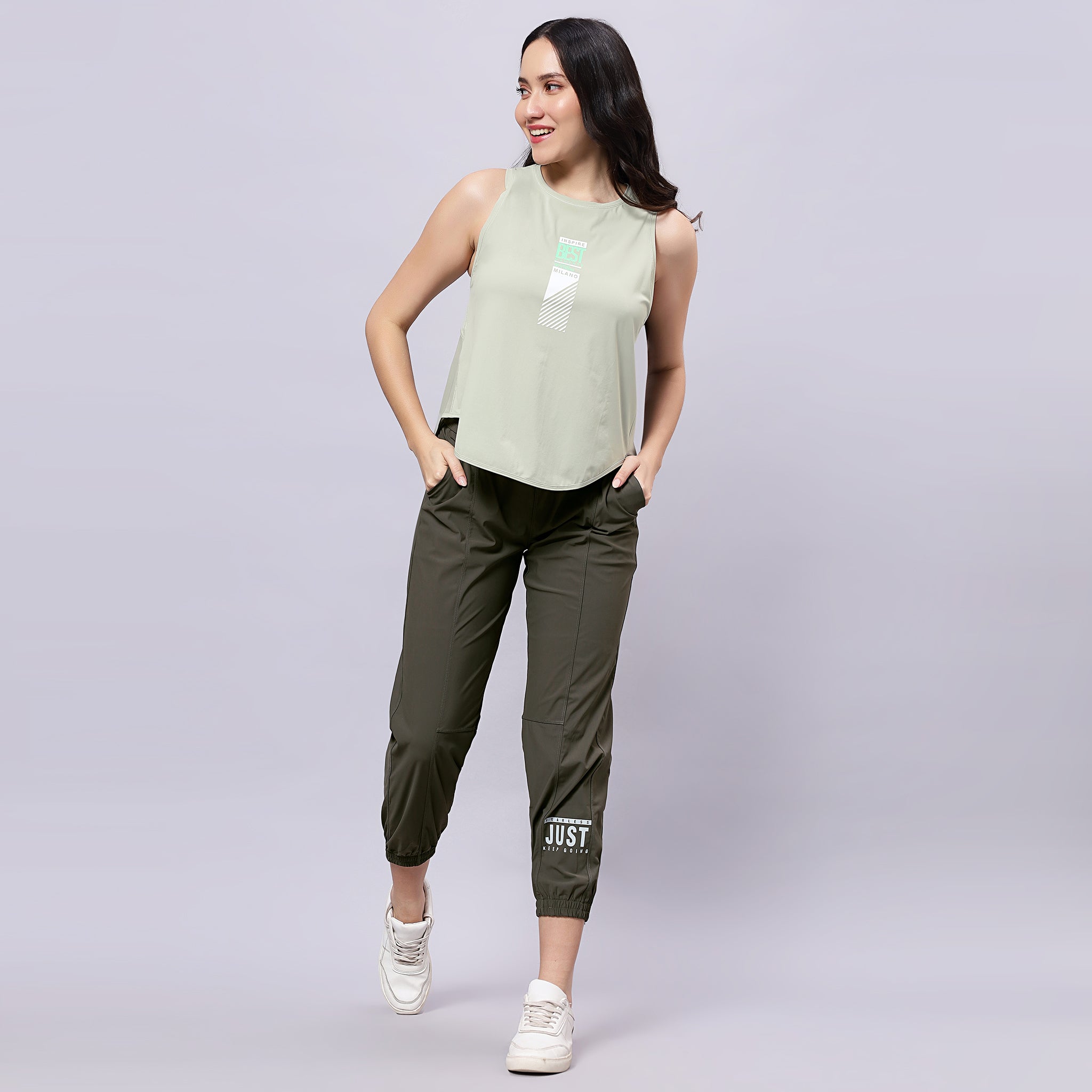 4 Way Stretched Active Wear Top Tank.