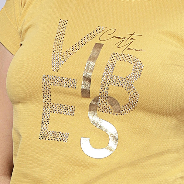 Half Sleeves Comfort Fit T-Shirt.