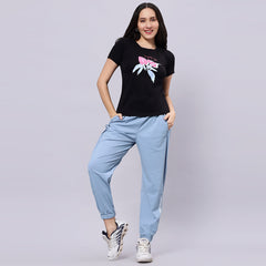 Half Sleeves Round Neck T-Shirt.