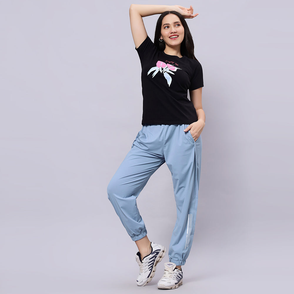 Half Sleeves Round Neck T-Shirt.