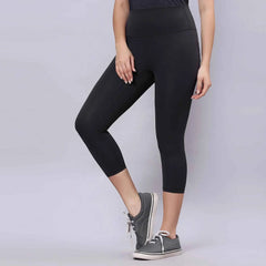 Astron High-Waisted Stretch Gym Leggings - 4-Way Stretch Cropped Sports Leggings for Women