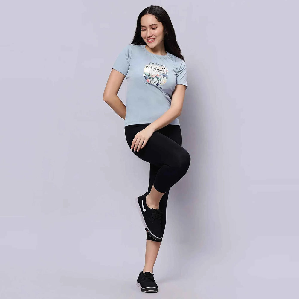 Half Sleeves Box Body T-Shirt
