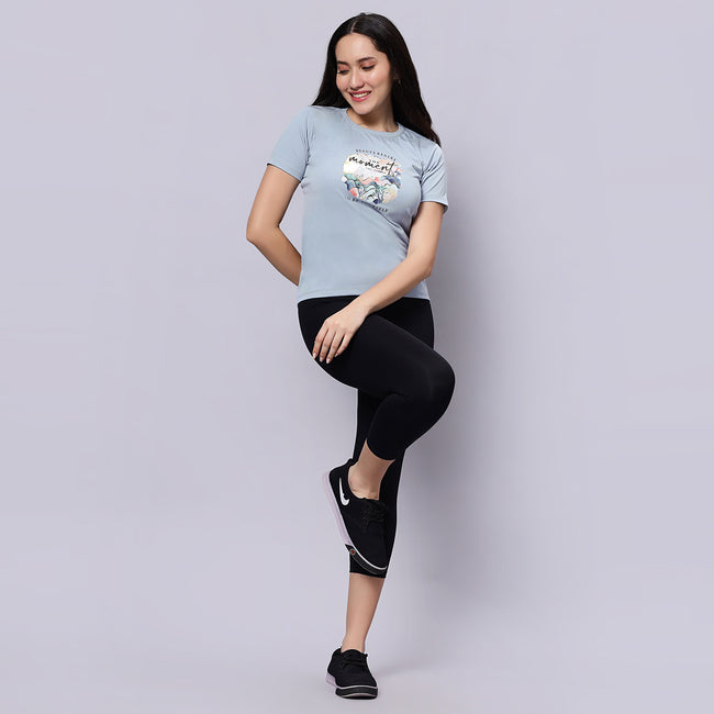 Half Sleeves Box Body T-Shirt