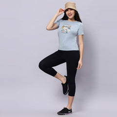 Half Sleeves Box Body T-Shirt.