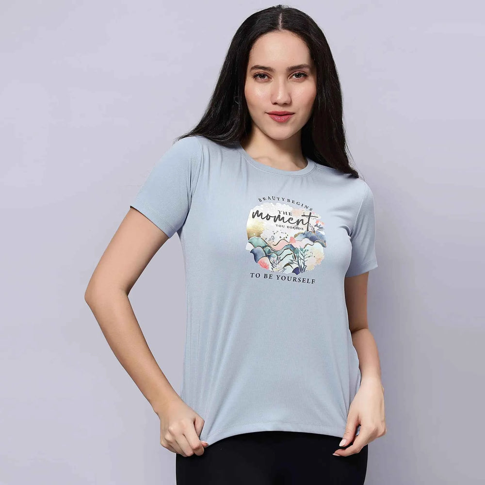 Half Sleeves Box Body T-Shirt