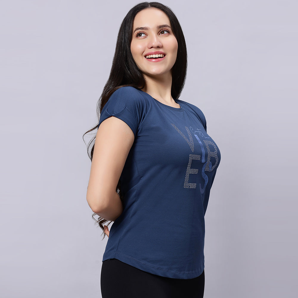 Half Sleeves Comfort Fit T-Shirt.