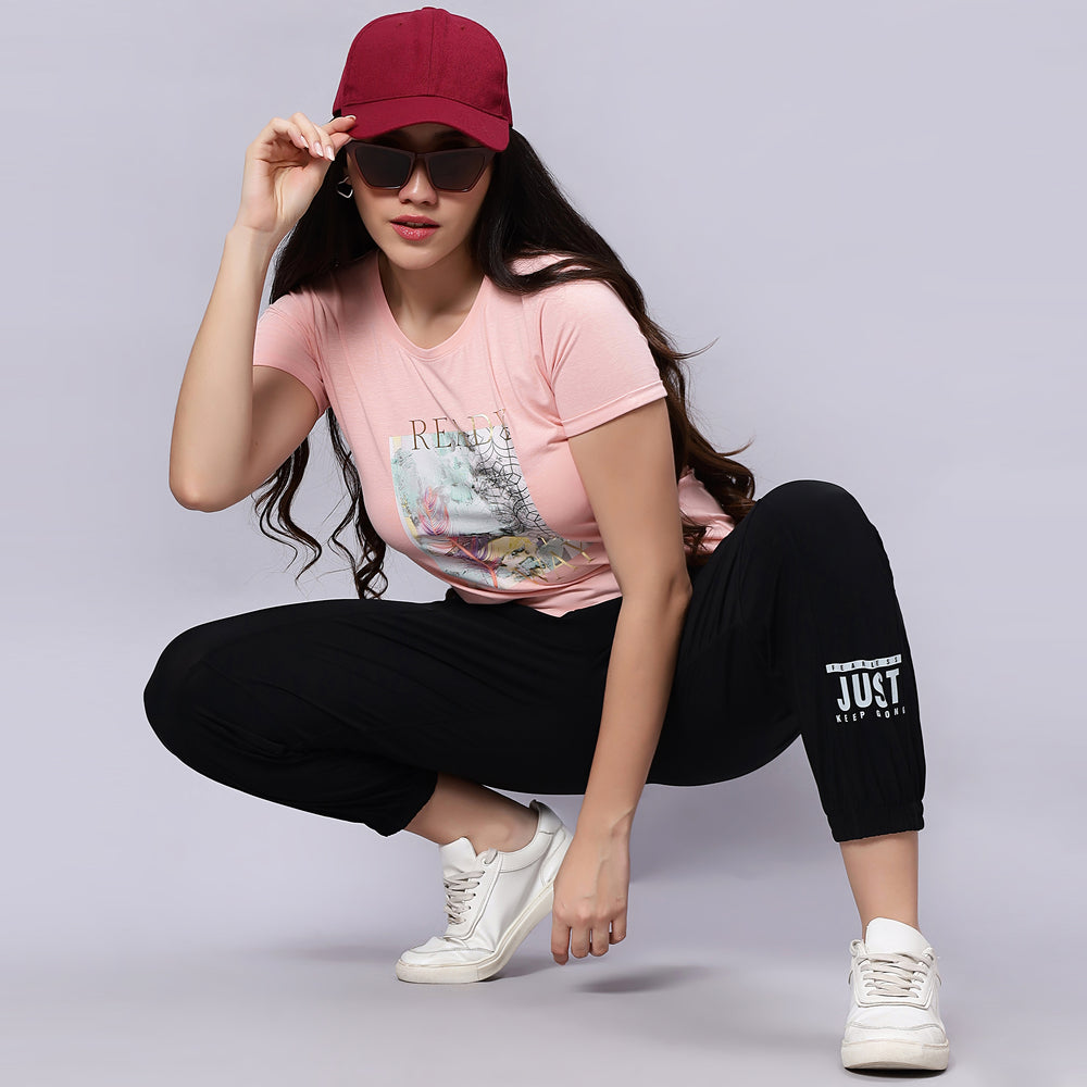 Half Sleeve Relaxed Fit T-Shirt.