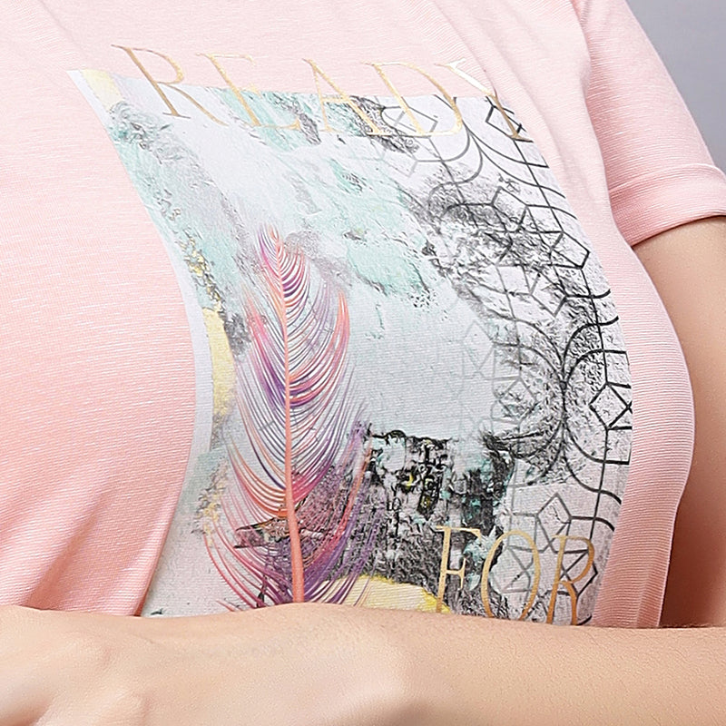 Half Sleeve Relaxed Fit T-Shirt.