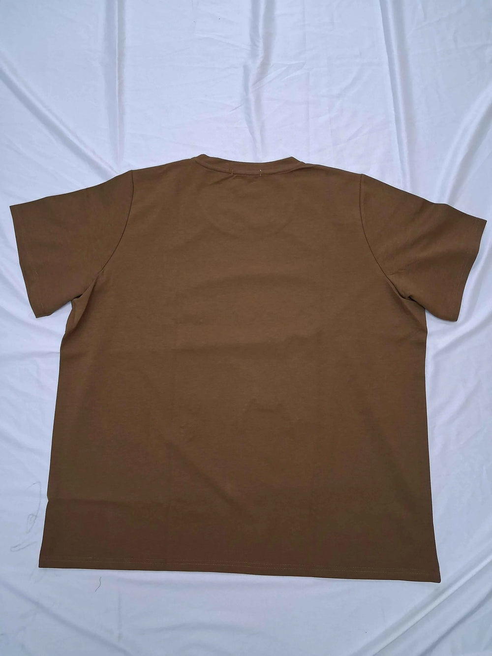 Women's Coffee Brown Cat Graphic Printed Casual T-Shirt
