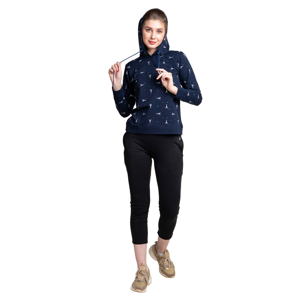 Women's Cotton Pullover Hoodie.