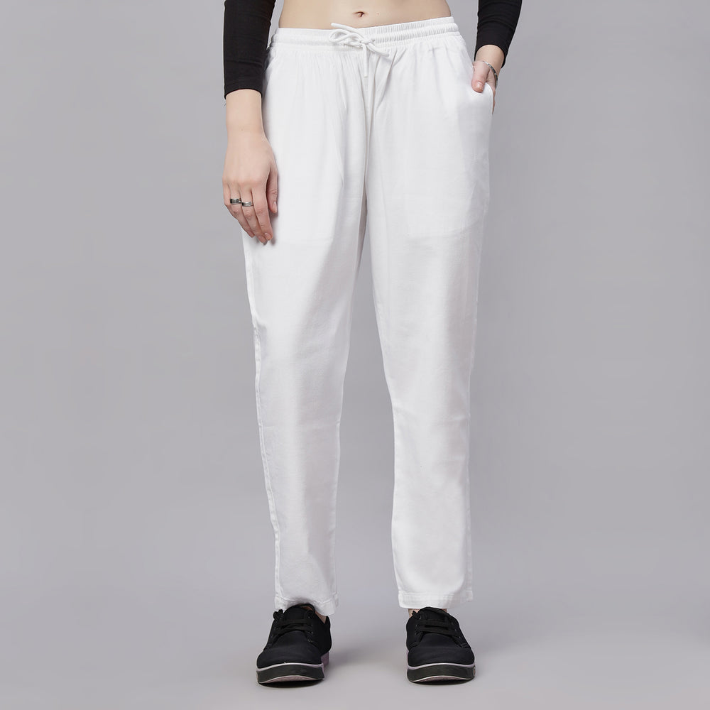 Tencel Baggy Fit Mid Waist Denim Jeans Pant.