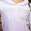 Purple Full Sleeves Girl's Cotton Hoodie