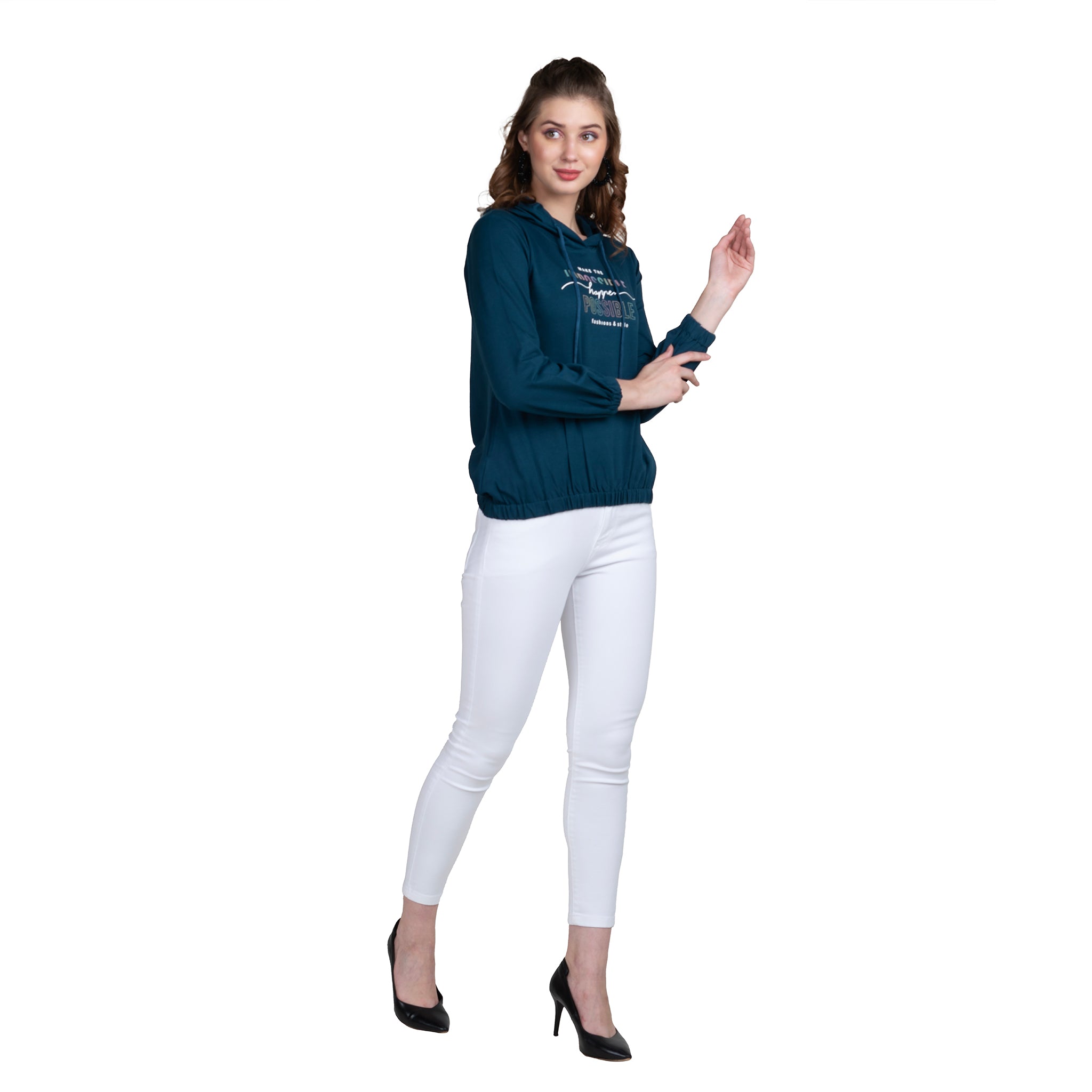 Women's Full Sleeve Pullover Hoodie