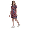 Women's Camouflage Printed Hoodie Tunic Dress