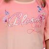 Girl's Half Sleeve Round Neck T-shirt