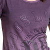 Printed Round Neck Half Sleeves Cotton T-shirt / Tee For Women