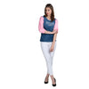 Round Neck Denim T-shirt For Women