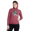 Wine Colour Women's Full Sleeves Pullover Hoodie