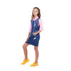 3/4th Sleeves Hooded Tunic Dress For Girl's