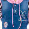 3/4th Sleeves Hooded Tunic Dress For Girl's