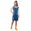 3/4th Sleeves Hooded Tunic Dress For Girl's