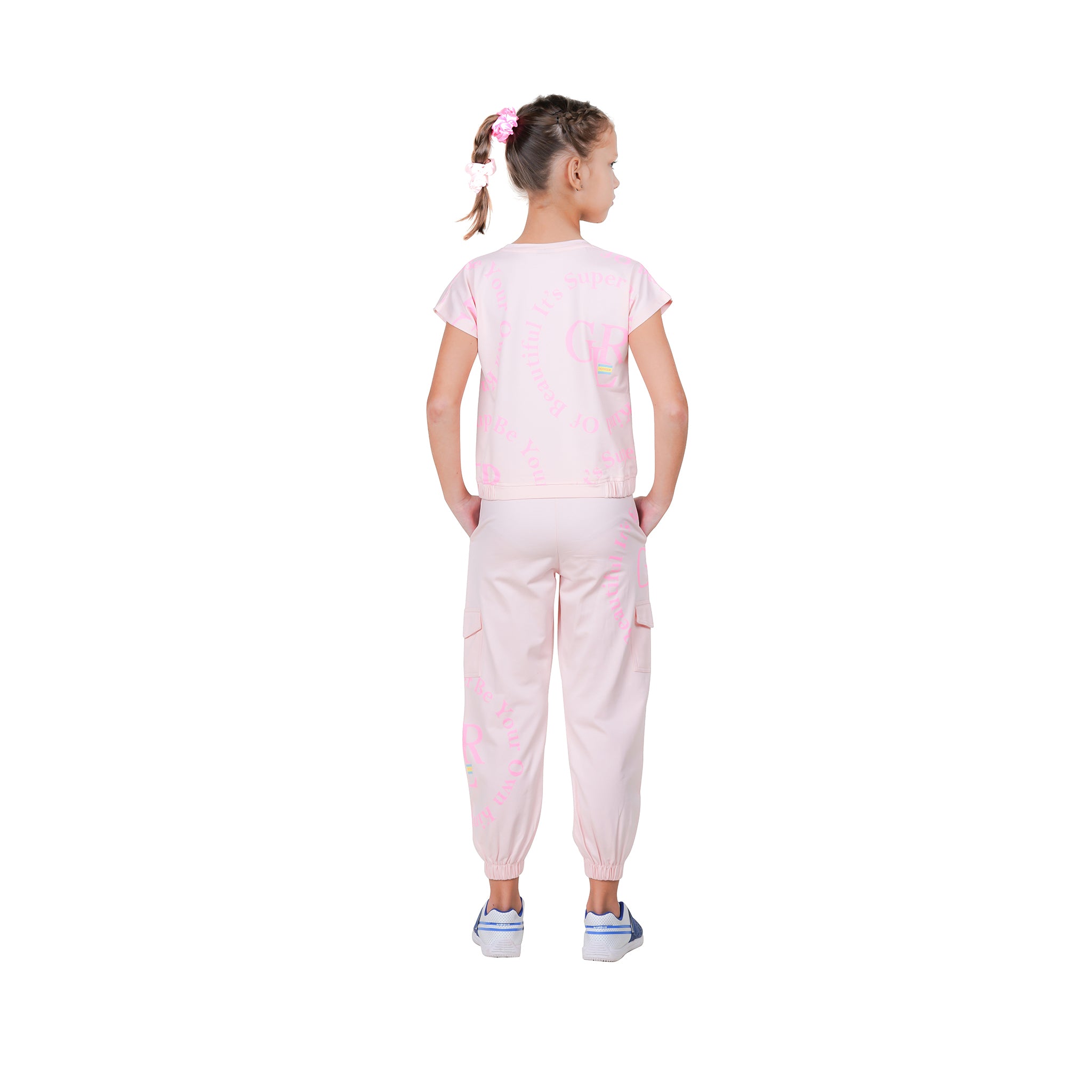 Magyar Sleeves Girl's Cotton Co-ord Set