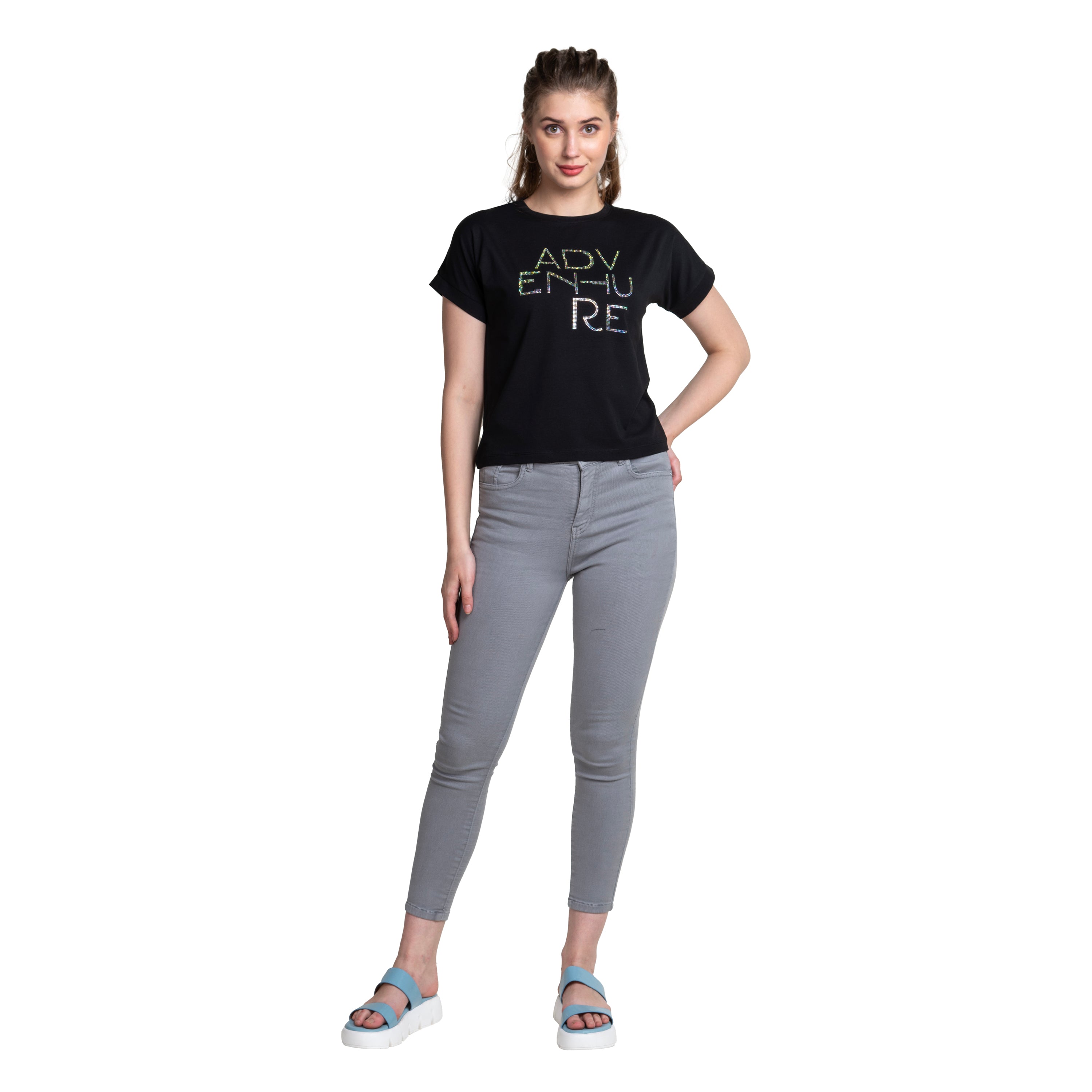 Adventure Magyar Sleeve Boat Neck Women's T-shirt