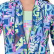 Girl's Printed Hoodie With Inner T-shirt