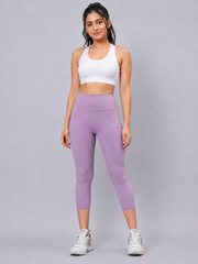 Astron High-Waisted Stretch Gym Leggings - 4-Way Stretch Cropped Sports Leggings for Women