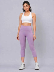 Astron High-Waisted Stretch Gym Leggings - 4-Way Stretch Cropped Sports Leggings for Women