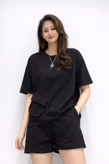 Women’s Oversized Utility Pocket T-Shirt