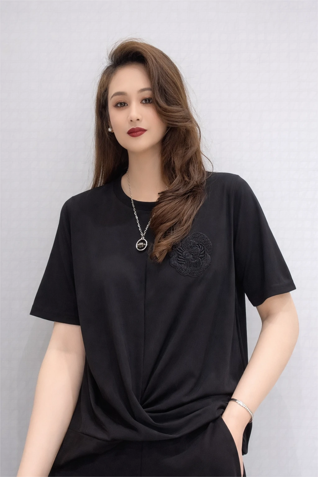 Women’s Casual Embroidered Top