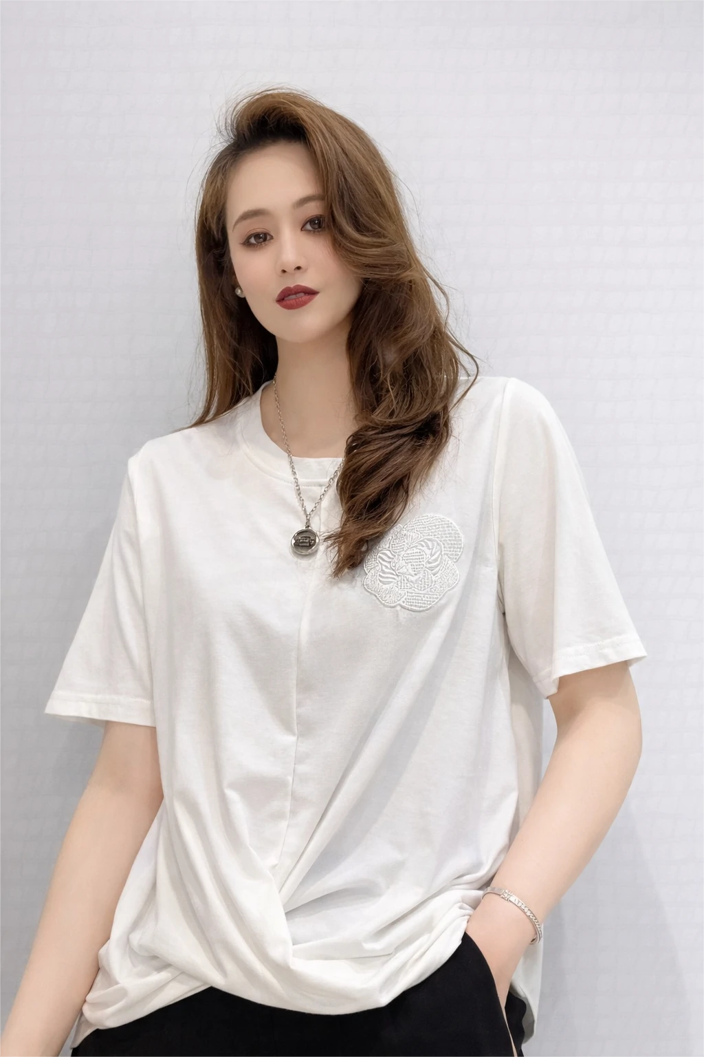 Women’s Casual Embroidered Top