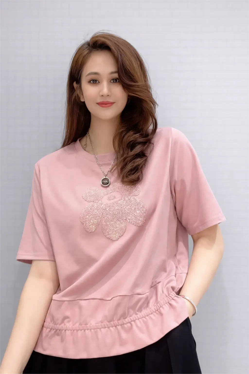 Women’s Embellished Casual Top - ASTRON