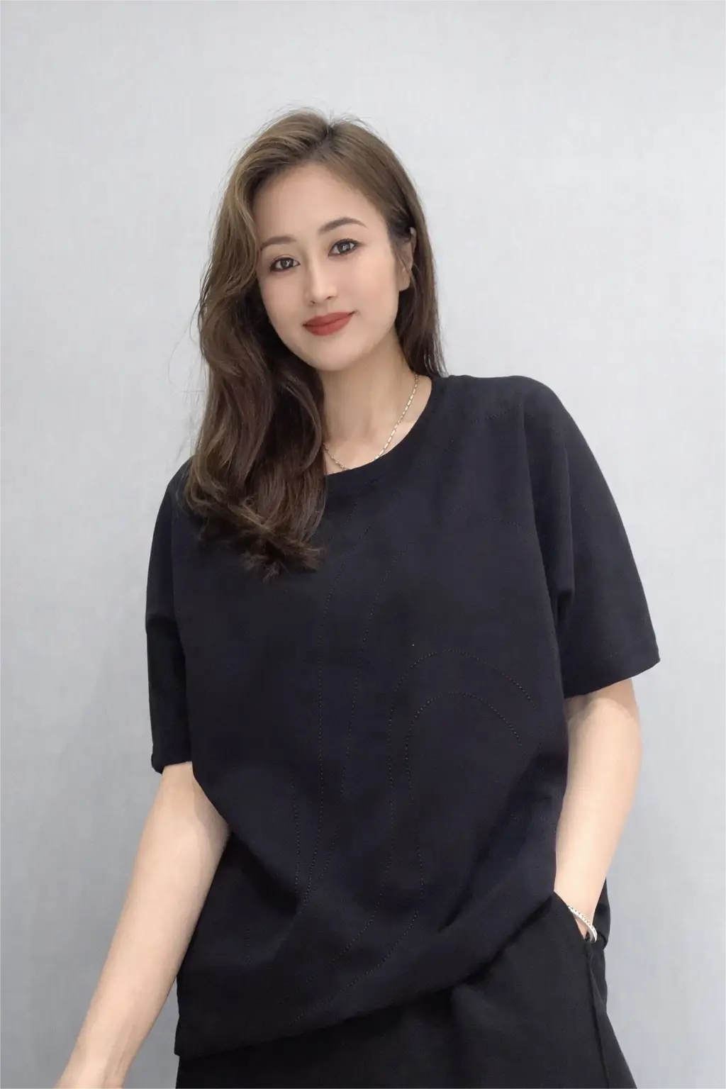 Women’s Poncho Fit Casual Top in Scuba Fleece - ASTRON