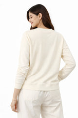 Women’s Dog Embroidery Sweatshirt