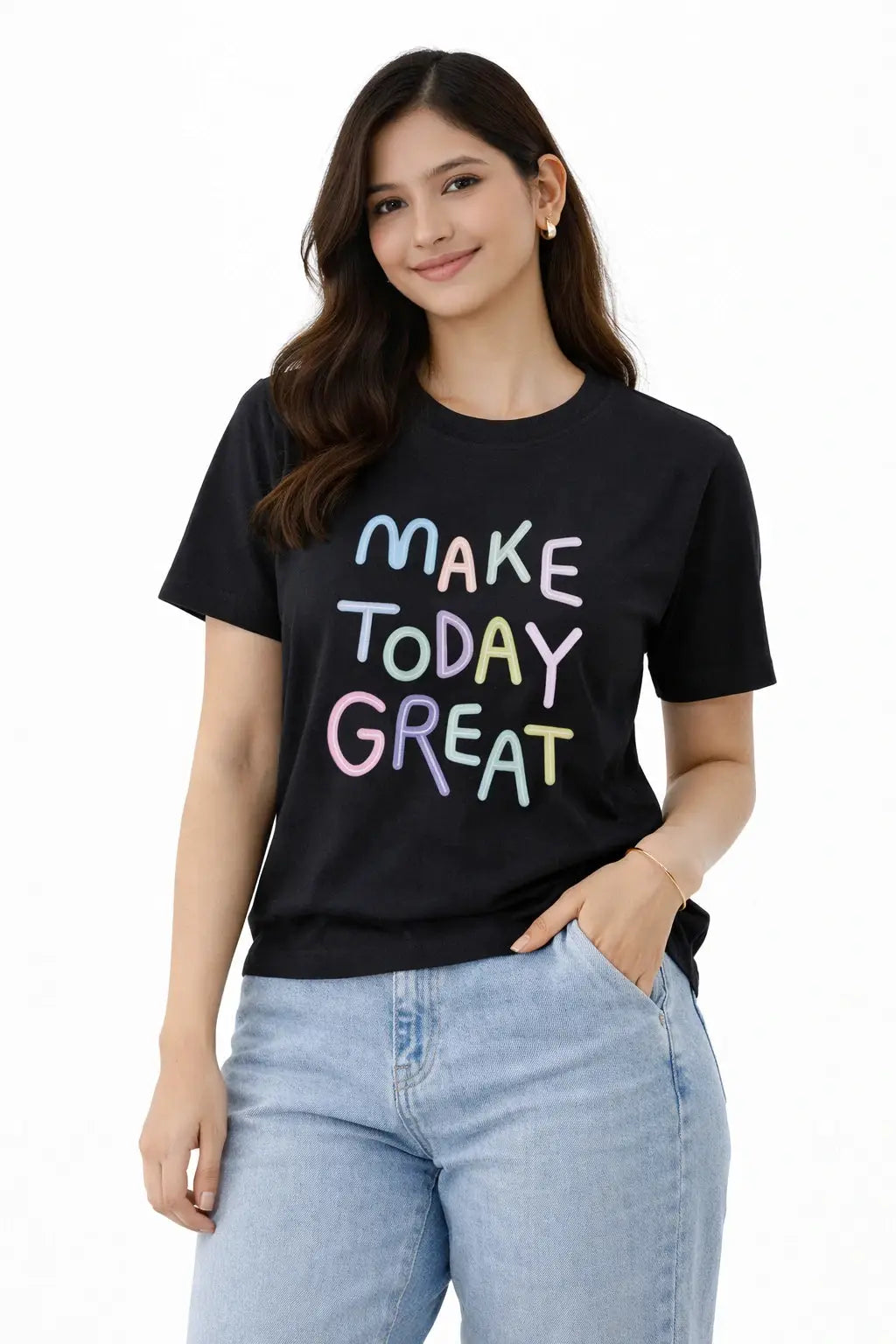 Women's Graphic T-Shirt - Make Today Great - ASTRON