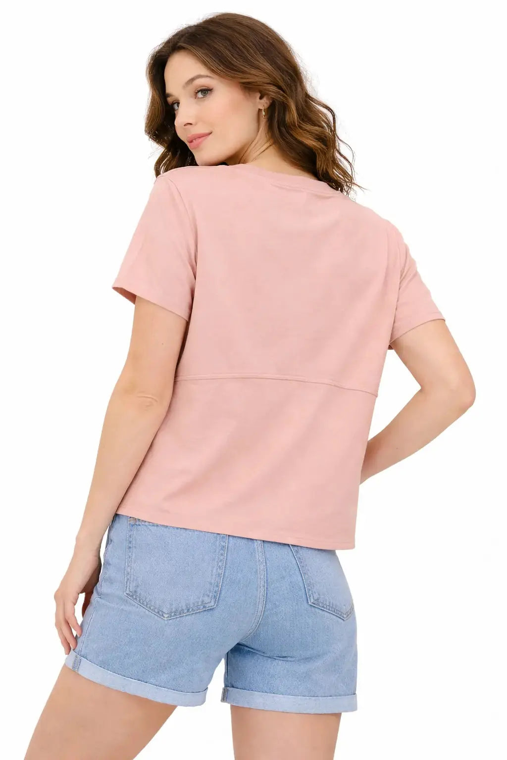 Women’s Box Fit Contrast Pocket Top with Zip Detail - ASTRON
