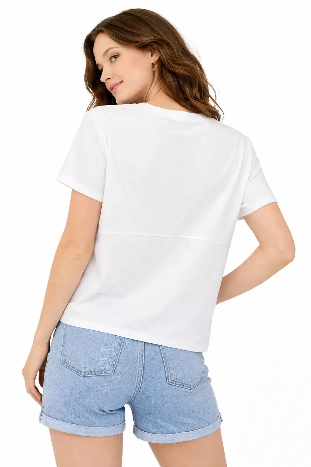Women’s Box Fit Contrast Pocket Top with Zip Detail - ASTRON
