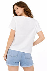 Women’s Box Fit Contrast Pocket Top with Zip Detail - ASTRON
