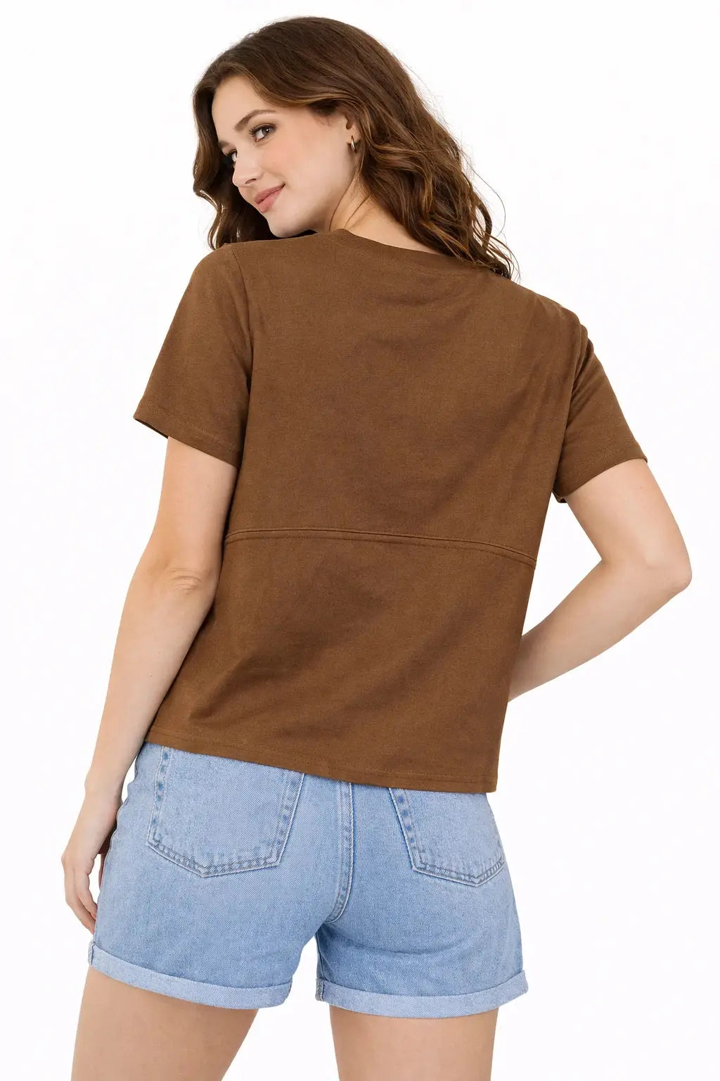 Women’s Box Fit Contrast Pocket Top with Zip Detail - ASTRON