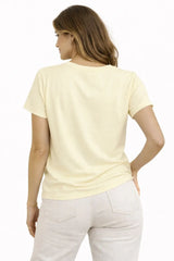 Love the New York Crop Top – Cotton Spandex Half Sleeve Tee - ASTRON