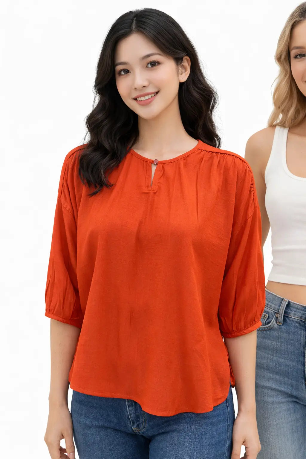 Women's Casual Solid Top for Effortless Style and Ultimate Comfort - ASTRON